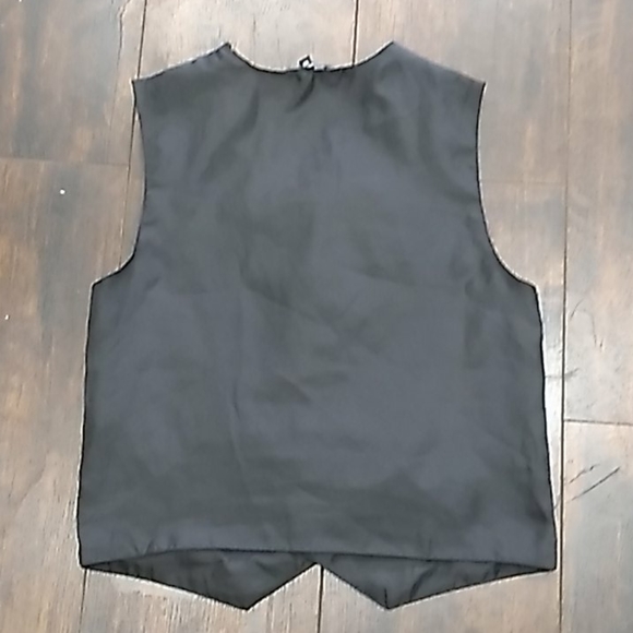 SAHARAH CLUB boys tan stripe 4 button suit vest - Picture 5 of 5